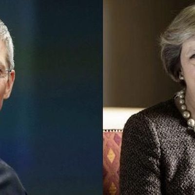 tim cook theresa may
