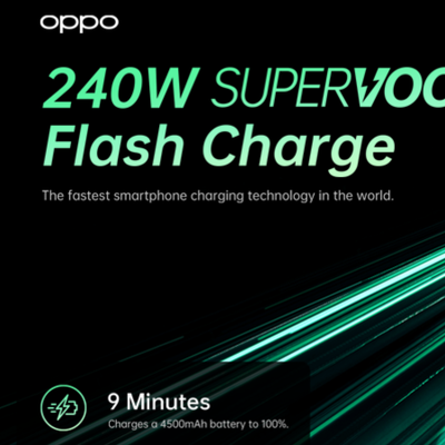 oppo 240w supervooc fast charging