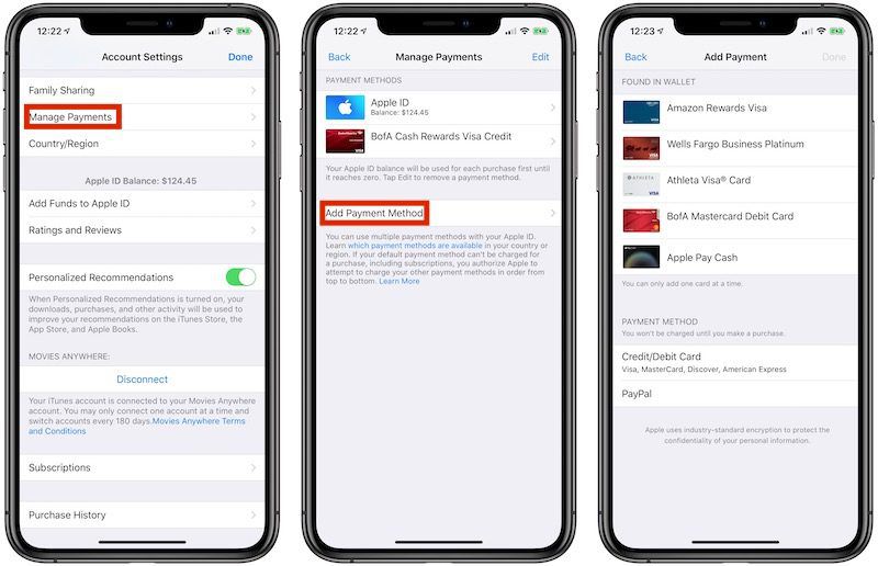 apple pay billing itunes app store icloud image