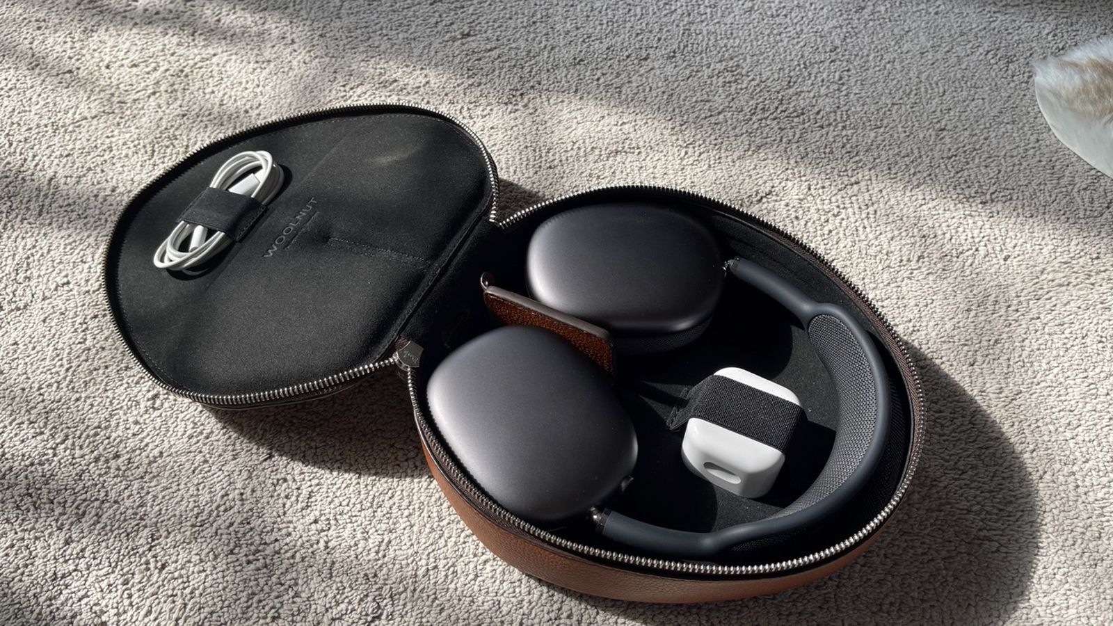 Review: luxury leather AirPods Max case by Woolnut