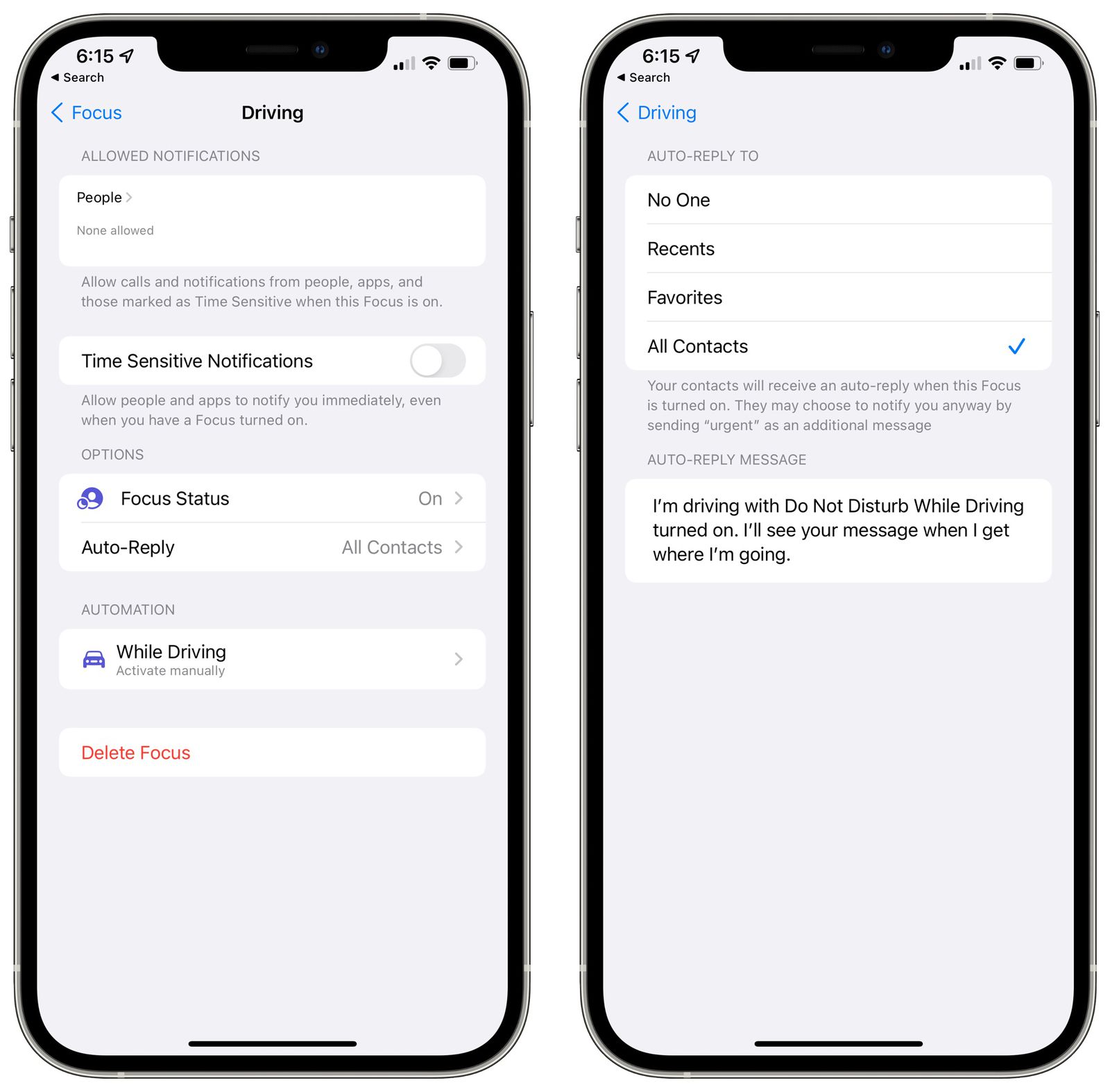 How to Use iOS 15's Focus Mode to Stay on Task - MacRumors
