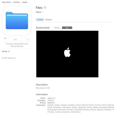 files app ios 11