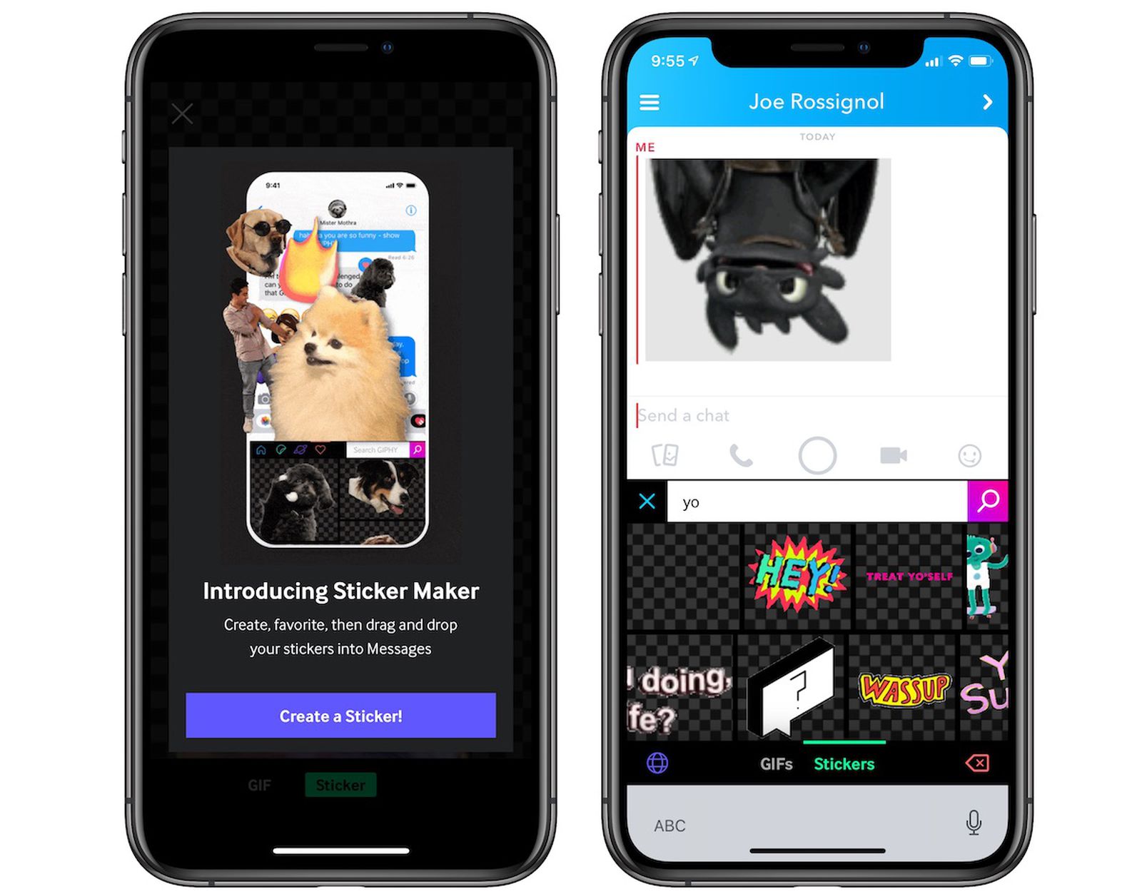 Giphy Updates With Sticker Maker Feature For Iphone X Owners