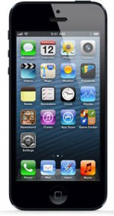 iphone 5 black front