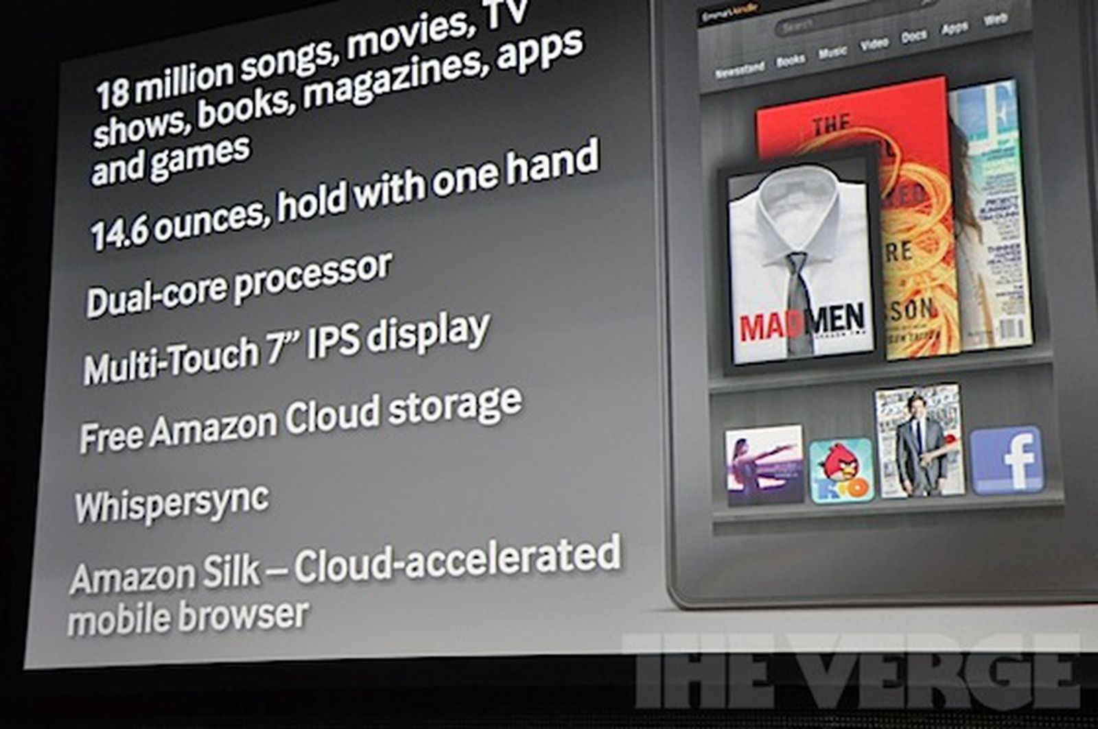 Amazon Unveils 199 'Kindle Fire' Tablet, Traditional Kindles Starting