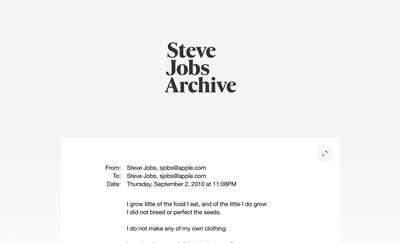 steve jobs Archive