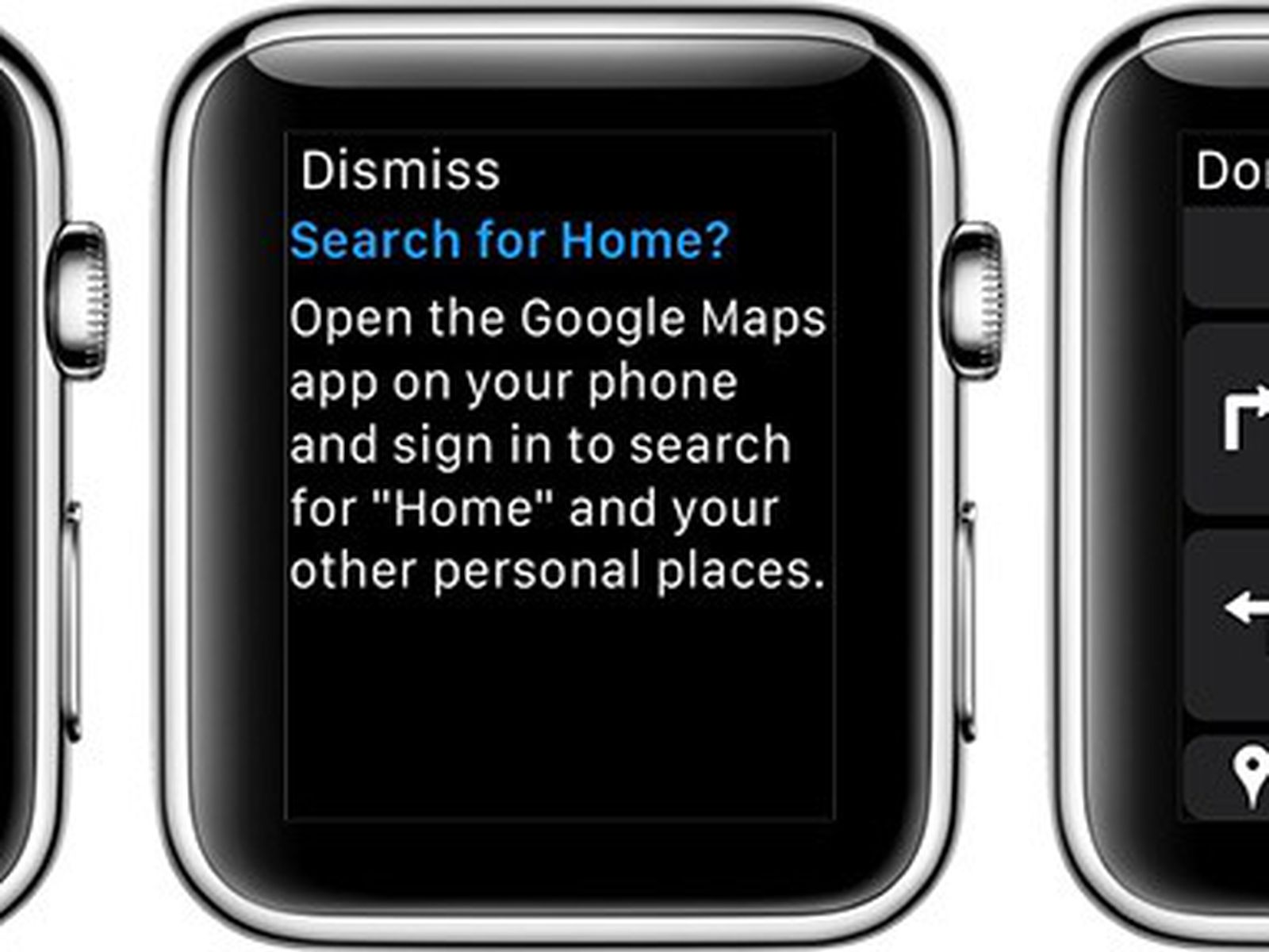 Google maps apple online watch haptic