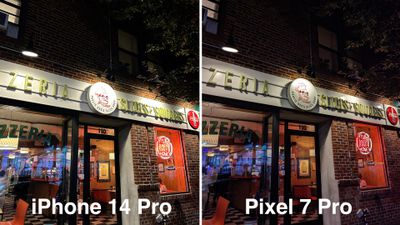 Pixel 7 iphone 14 pro max nuit 4