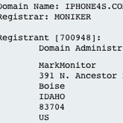 iphone4s com markmonitor