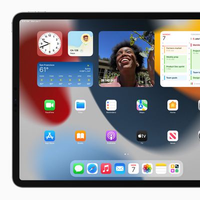 Apple iPadPro iPadOS15 springboard widgets 060721 big