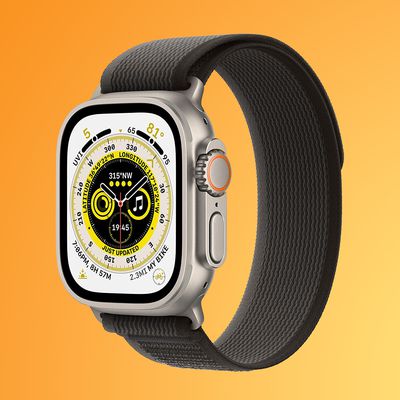 apple watch ultra yellow