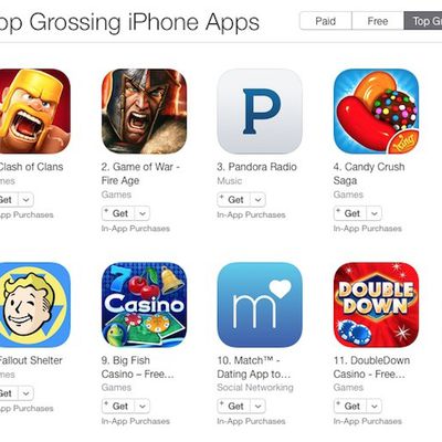 Top Grossing iPhone Apps