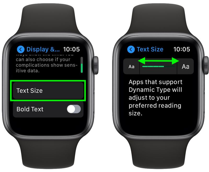 How to Increase the Text Size on Your Apple Watch MacRumors