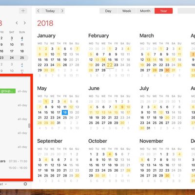 fantastical mac list view