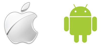 apple android logos