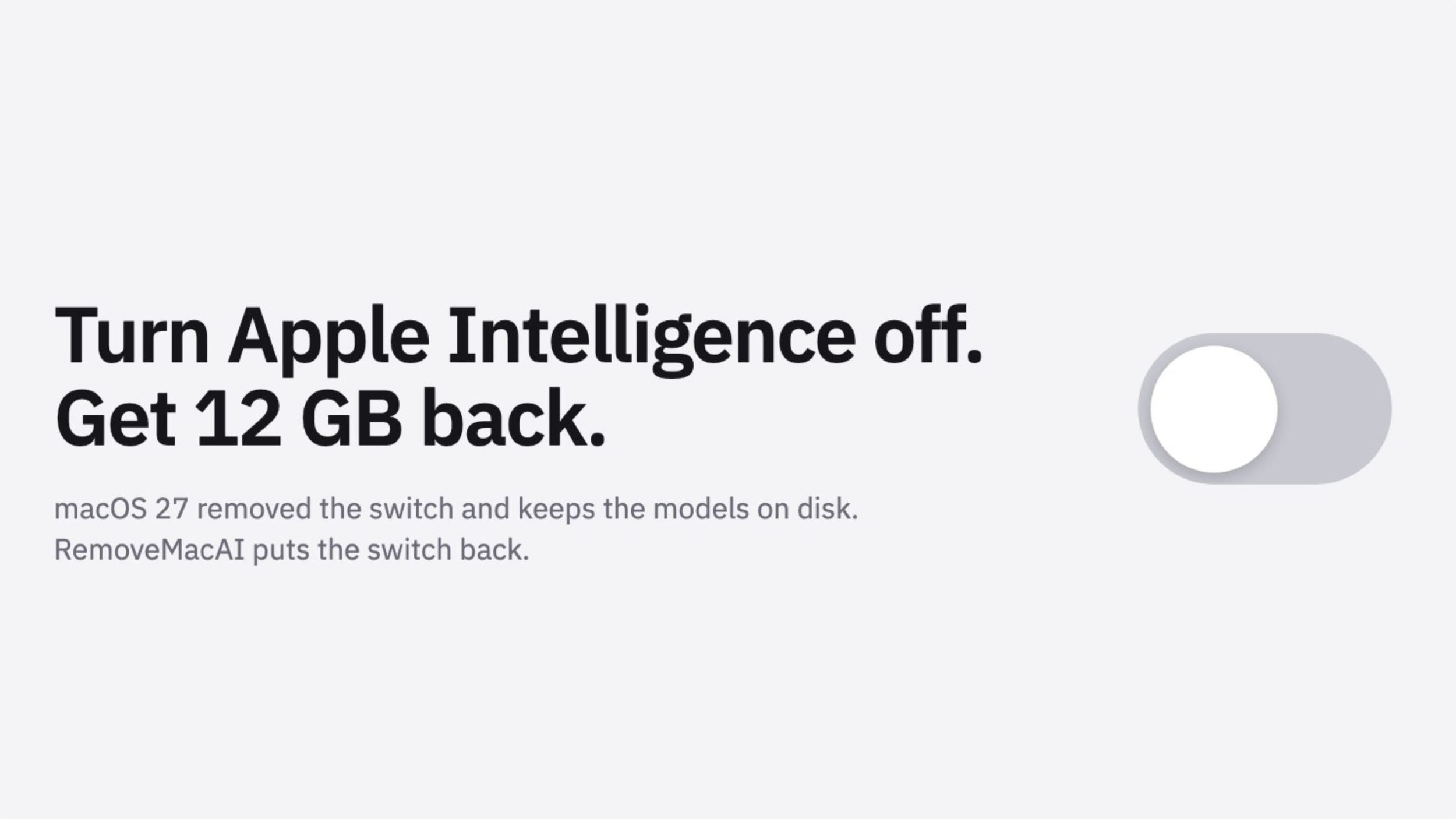 Mac Users Reclaim 12GB+ of Storage With Apple Intelligence Removal Tool ...