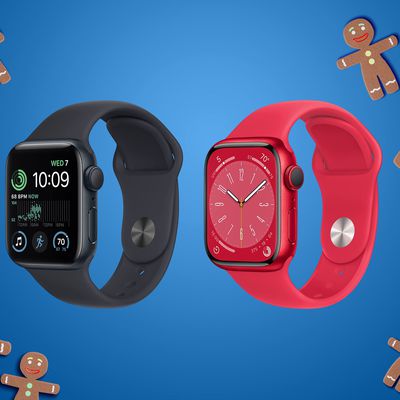 apple watches gingerbread blue