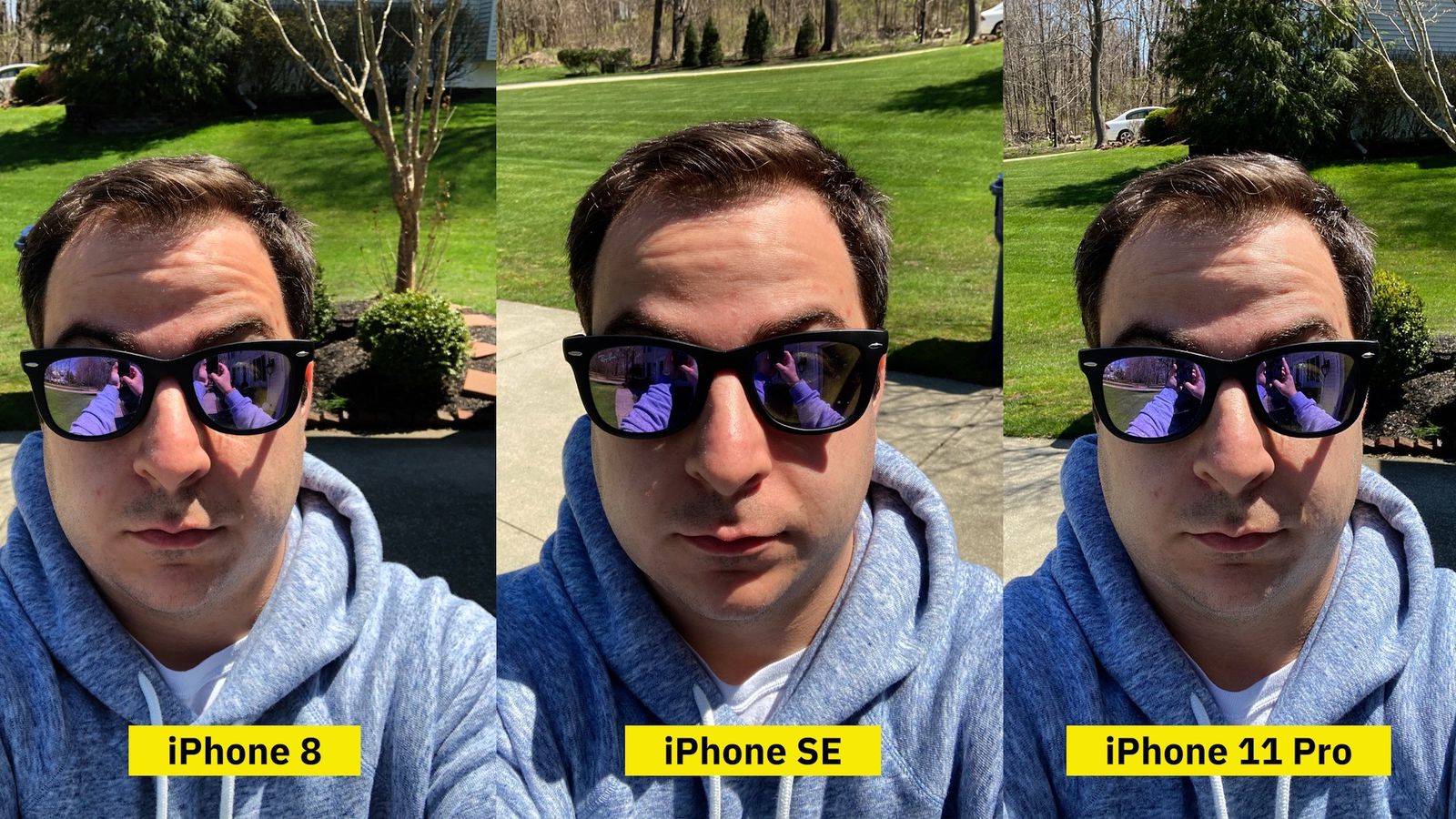 Camera Comparison: 2020 IPhone SE Vs. IPhone 8 And IPhone 11 Pro ...