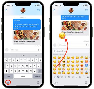 iphone emoji pictures messages