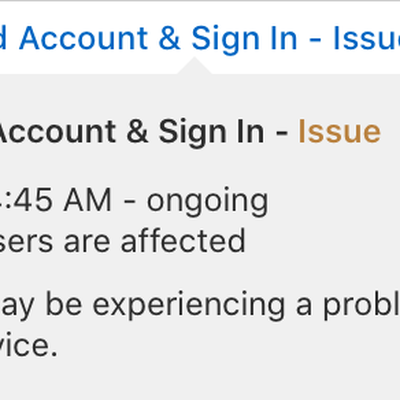 icloud sign in issue