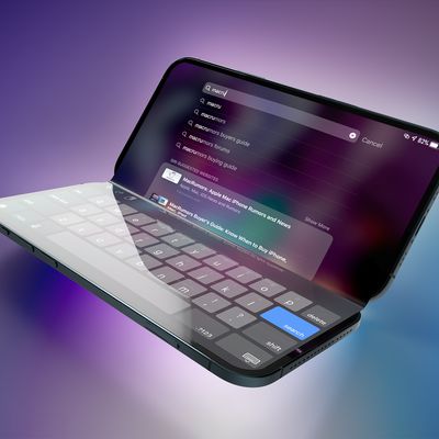 Foldable iPhone 2023 Feature Iridescent Search