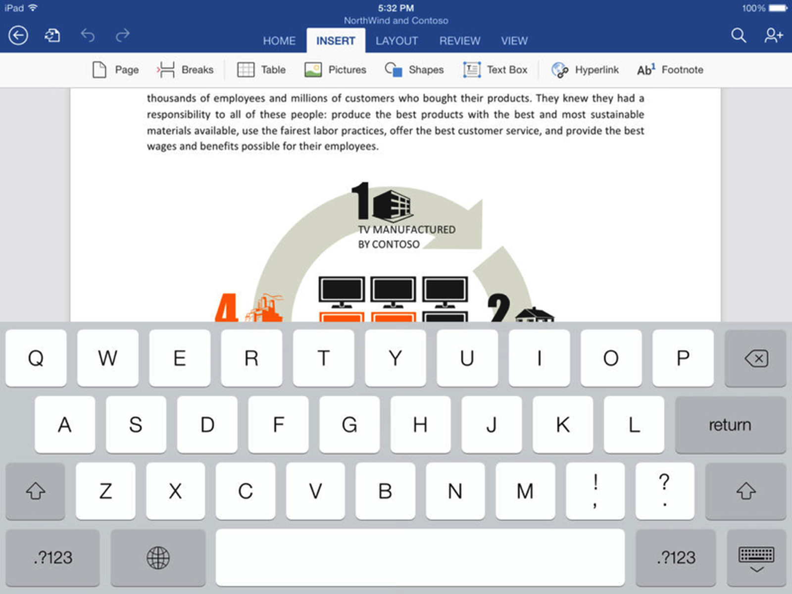 apple version of word for ipad
