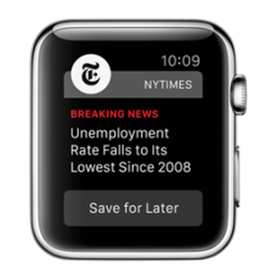NYTimes Apple Watch