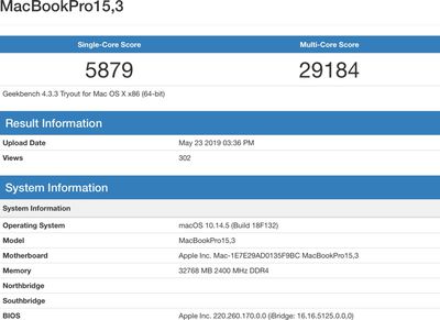 macbookprobenchmark2019