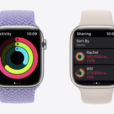 apple watch activity sharing