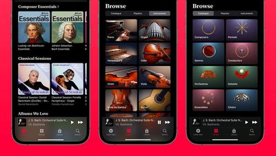 اسکرین شات های کلاسیک Apple Music