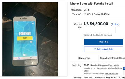 Hundreds of iPhones With Fortnite Installed Flood  - MacRumors