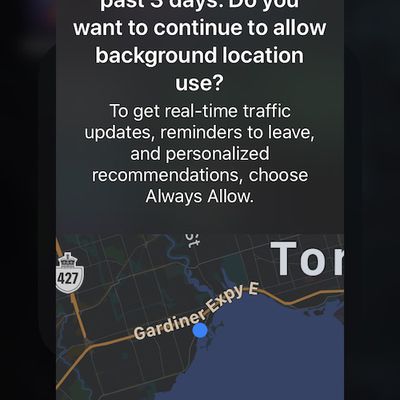 ios 13 location tracking reminder