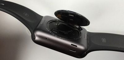 apple watch separated back cover