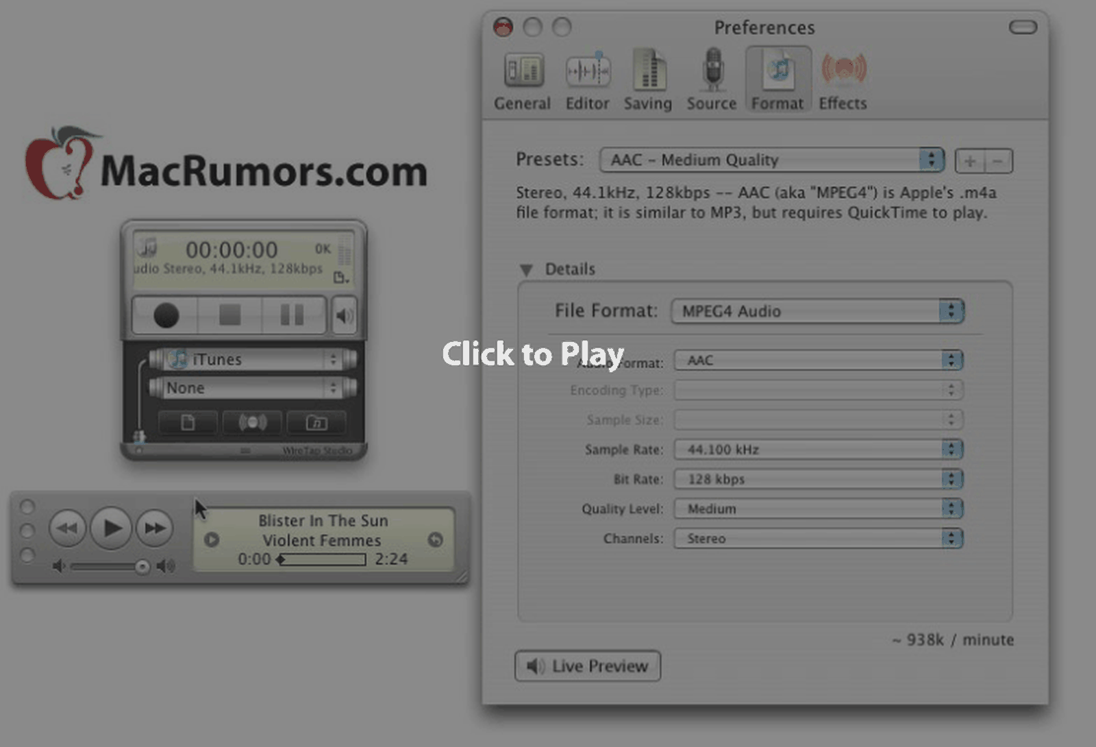Exclusive Preview Ambrosia Software's WireTap Studio MacRumors