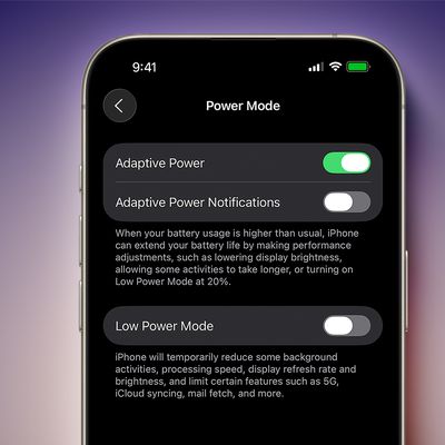 iOS 26 Adaptive Power Notifications
