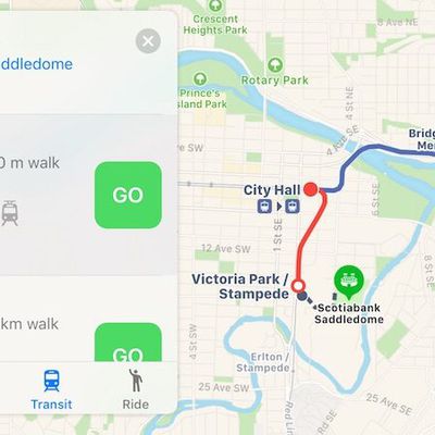 apple maps calgary transit 1