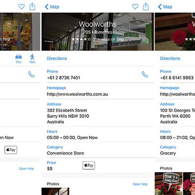 Apple Maps Australia Apple Pay