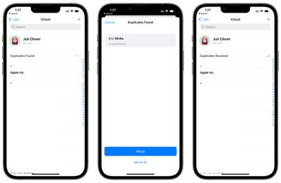 iOS 16 Lets You Easily Fix Duplicate Contacts