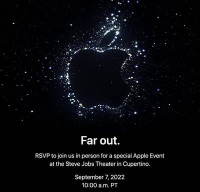 iphone 14 event invite centered