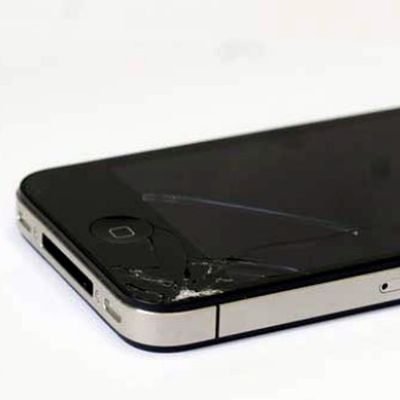 iPhone 4 cracked