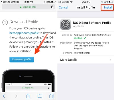 How To Download The Ios 9 3 Beta To Your Iphone Or Ipad Macrumors