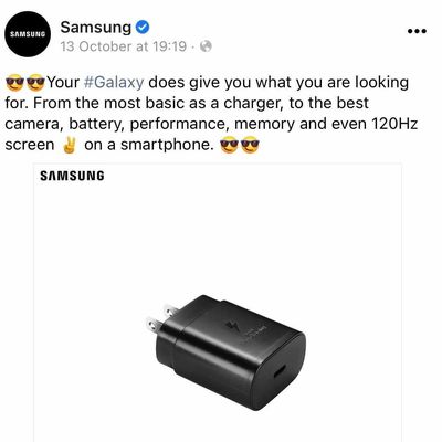 samsung charger post