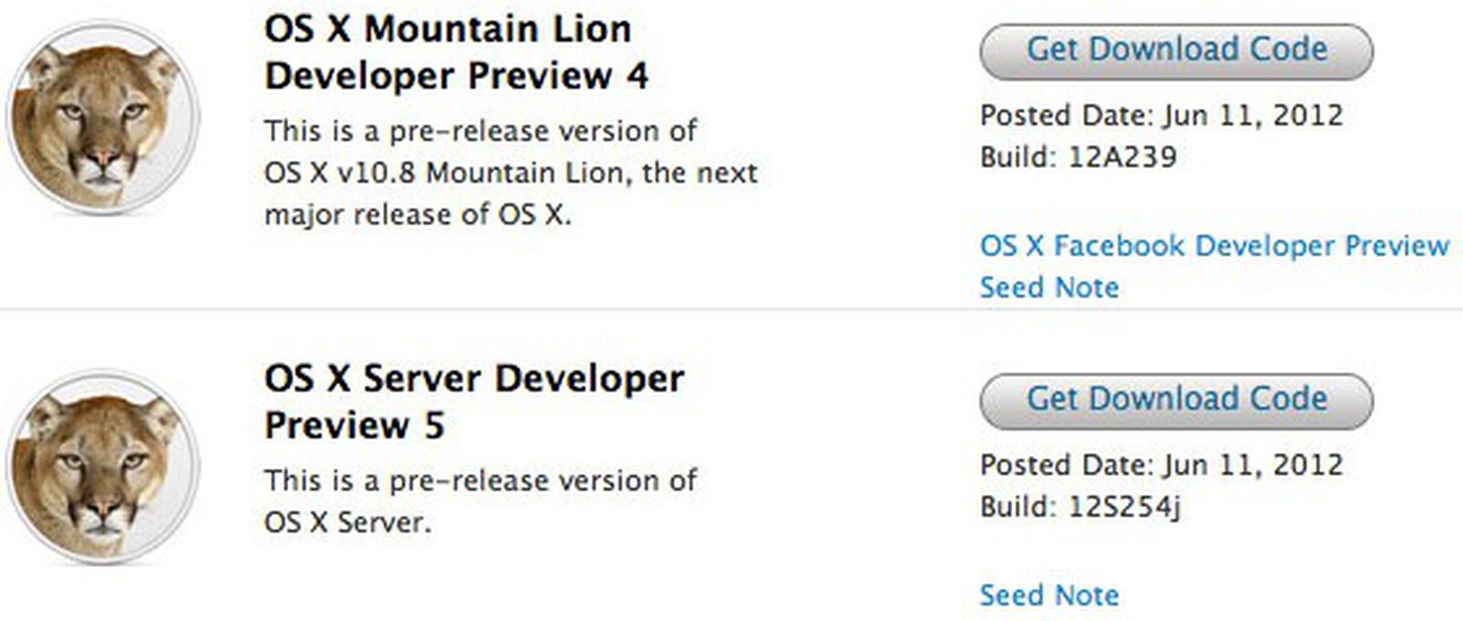 Apple Releases OS X Mountain Lion Developer Preview 4 - MacRumors
