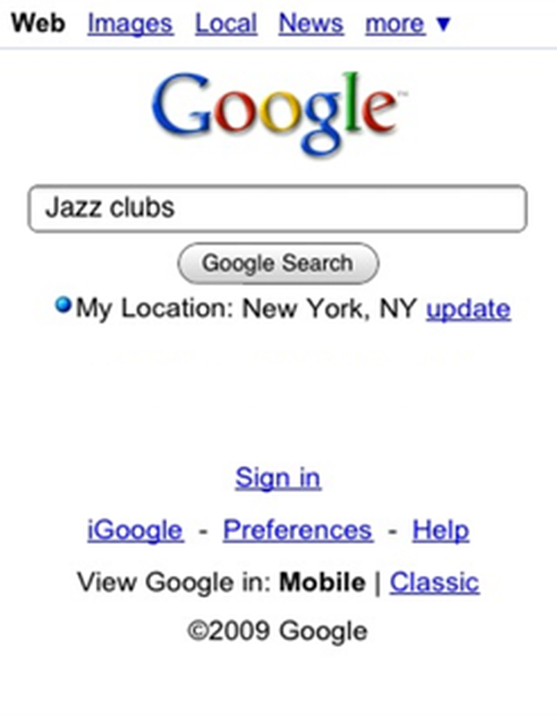 google my location