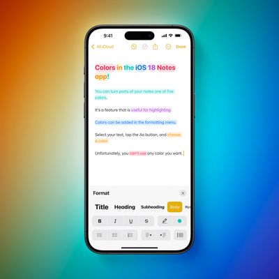 iOS 18 Notes Highlight Feature 2