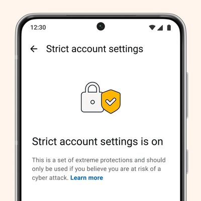 whatsapp strict account settings
