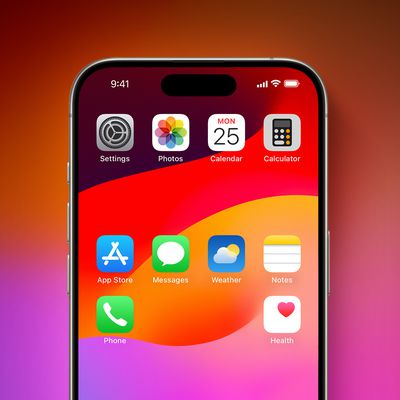 iPhone Home Screen Gradient Blank Spaces 1