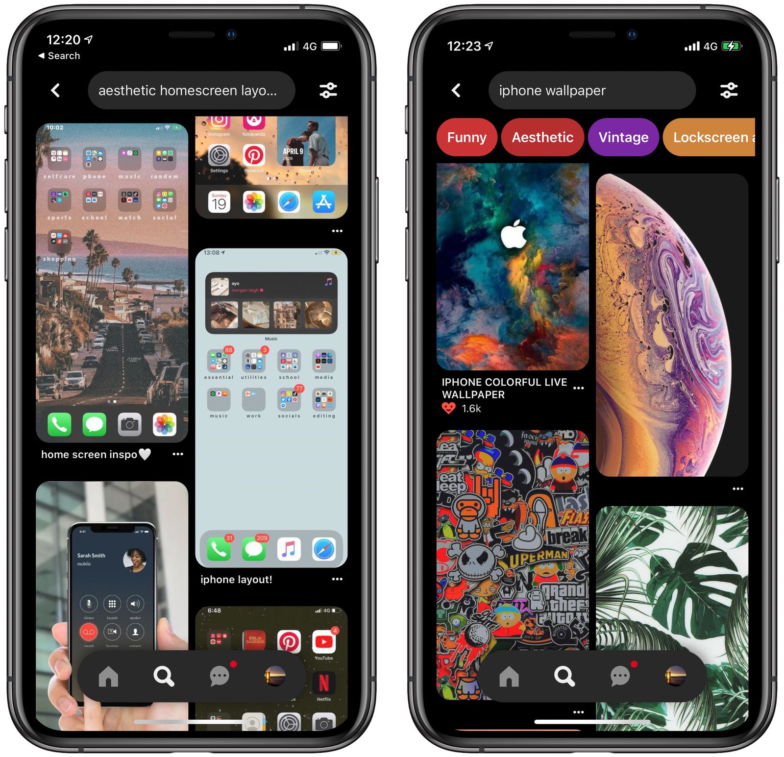Interest In Ios 14 Home Screen Ideas Helps Pinterest Break Daily Download Record Macrumors