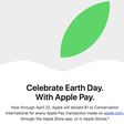 apple earth day apple pay promo