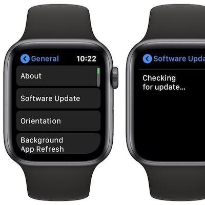 apple watch software update